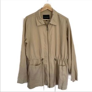 SANCTUARY Tan Field Utility Jacket L Large